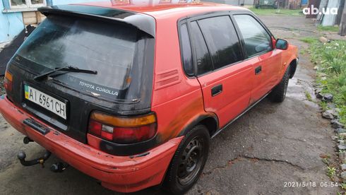 Toyota Corolla 1991 красный - фото 8