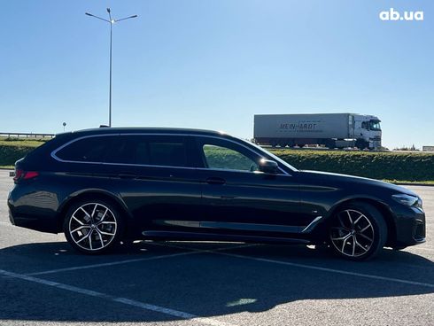 BMW 5 серия 2020 синий - фото 10
