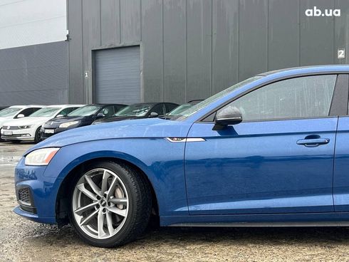 Audi A5 2018 синий - фото 2