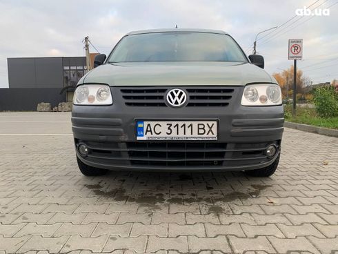 Volkswagen Caddy 2007 зеленый - фото 9