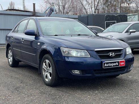 Hyundai Sonata 2008 синий - фото 3