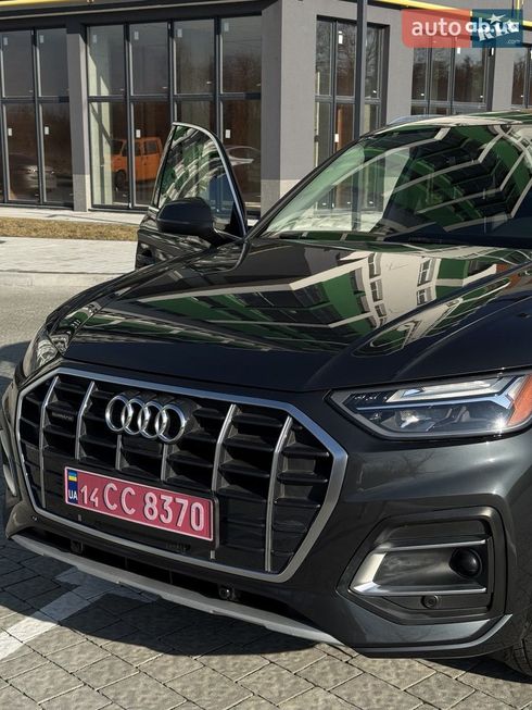 Audi Q5 2021 серый - фото 5