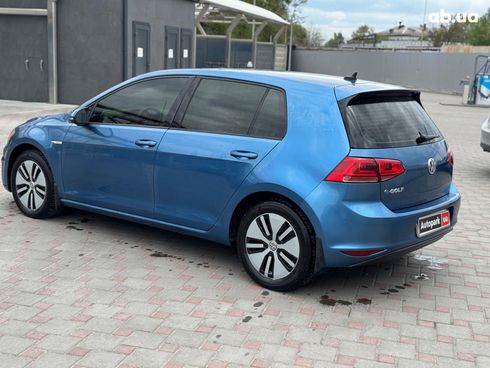 Volkswagen e-Golf 2016 синий - фото 3
