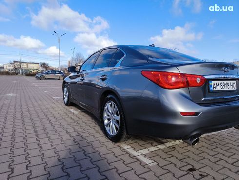 Infiniti Q50 2017 серый - фото 4