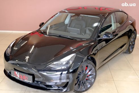 Tesla Model 3 2022 черный - фото 2