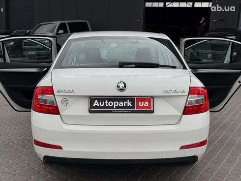 Skoda octavia a7 2016 белый - фото 48