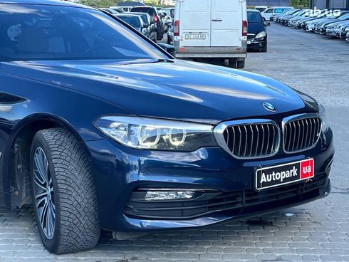 BMW 5 серия 2018 синий - фото 12
