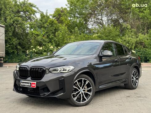 BMW X4 2020 серый - фото 2