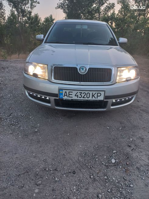 Skoda Superb 2006 серебристый - фото 9