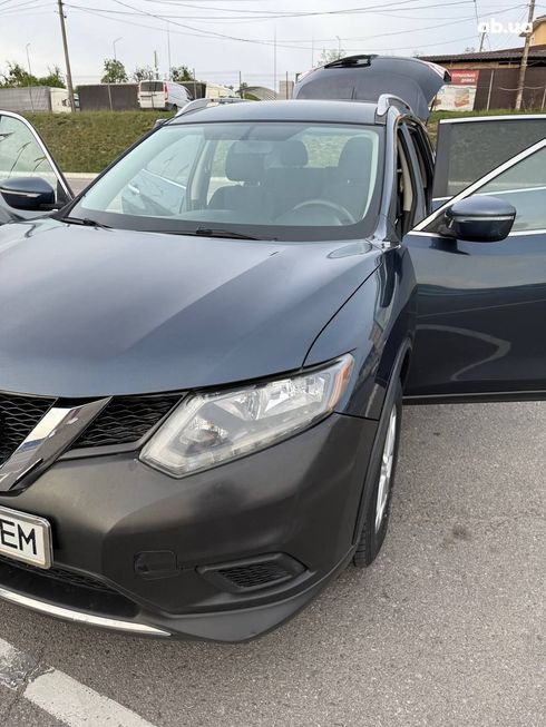 Nissan Rogue 2015 синий - фото 8
