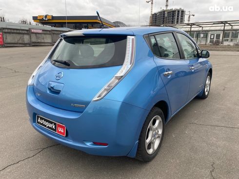 Nissan Leaf 2014 синий - фото 5