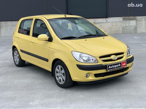 Hyundai Getz 2008 желтый - фото 3