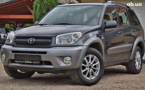 Toyota RAV4 2004 серый - фото 2