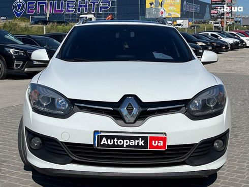 Renault Megane 2014 белый - фото 2