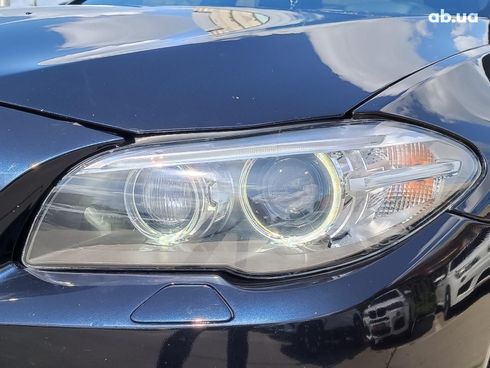 BMW 5 серия 2015 синий - фото 4