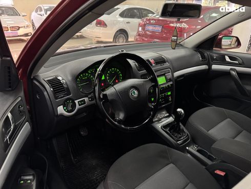 Skoda Octavia 2008 вишневый - фото 15
