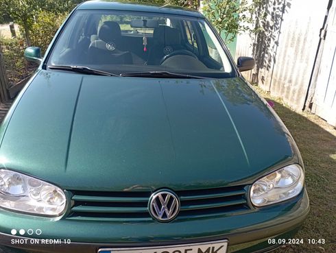 Volkswagen Golf 1999 зеленый - фото 5