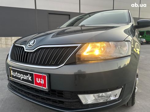 Skoda Rapid 2014 серый - фото 3