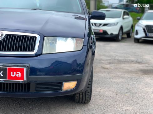 Skoda Fabia 2002 синий - фото 9