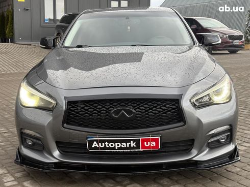 Infiniti Q50 2016 серый - фото 2