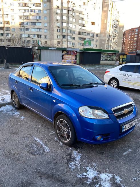 Chevrolet Aveo 2011 синий - фото 2