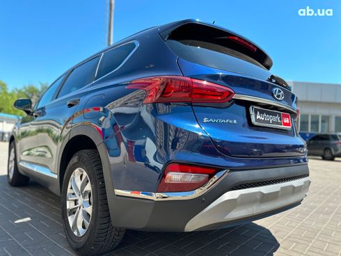 Hyundai Santa Fe 2019 синий - фото 12