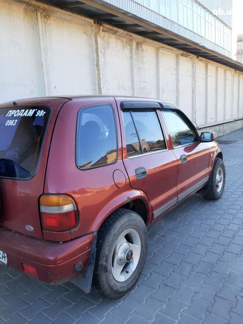 Kia Sportage 1998 красный - фото 7