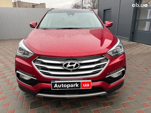 Hyundai Santa Fe 2017 красный - фото 8