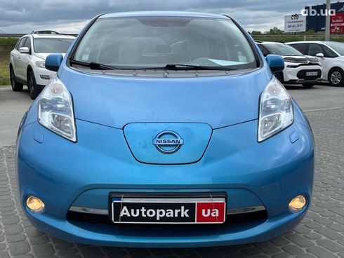Nissan Leaf 2012 синий - фото 2