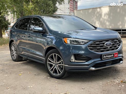 Ford Edge 2019 синий - фото 14