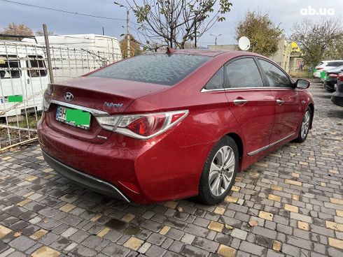 Hyundai Sonata 2014 вишневый - фото 20