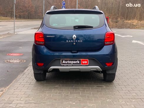 Renault Sandero 2019 синий - фото 8