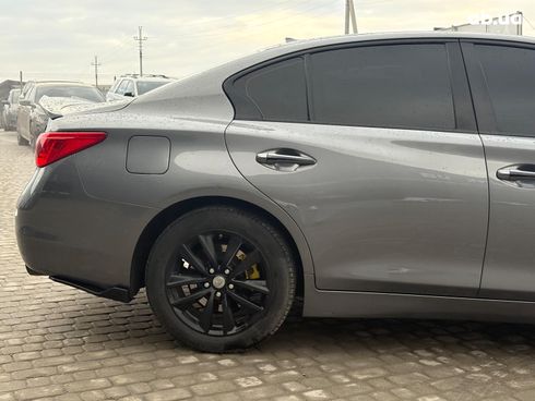 Infiniti Q50 2016 серый - фото 8