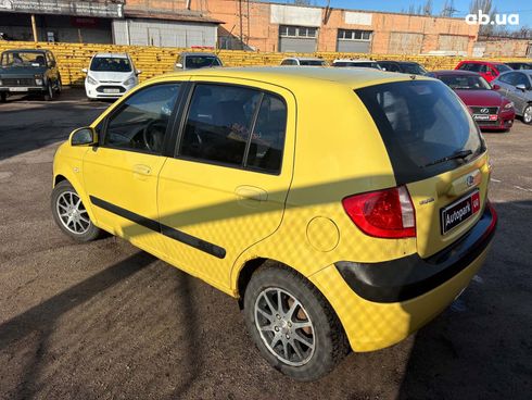 Hyundai Getz 2006 желтый - фото 3