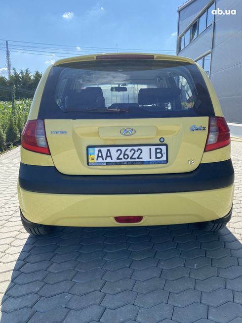 Hyundai Getz 2008 желтый - фото 5