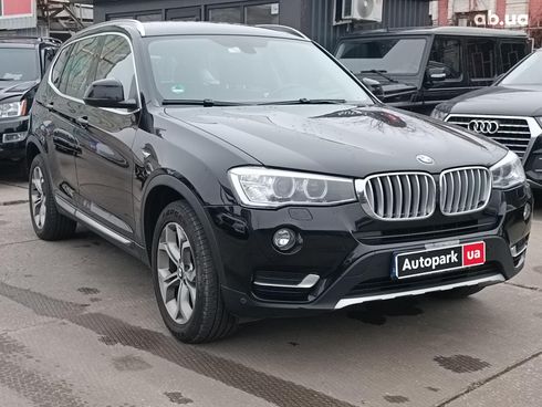 BMW X3 2016 черный - фото 3