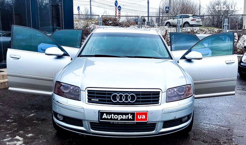 Audi A8 2003 серебристый - фото 9