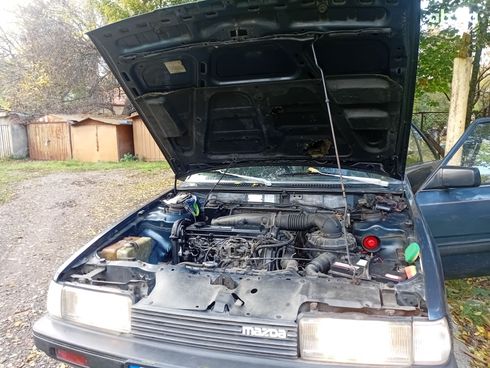 Mazda 626 1986 синий - фото 12