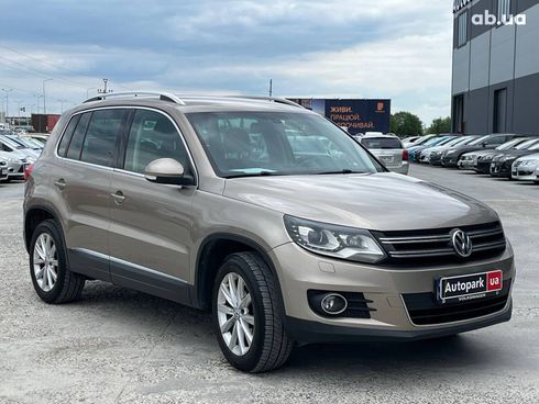 Volkswagen Tiguan 2014 бежевый - фото 2