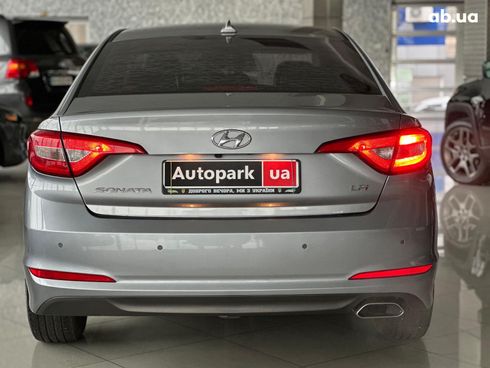Hyundai Sonata 2016 серый - фото 5