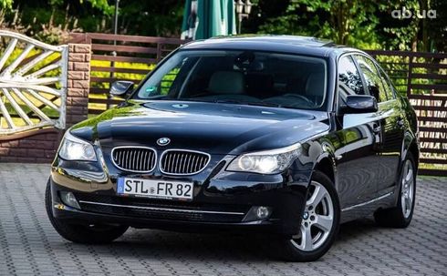 BMW 5 серия 2007 черный - фото 2