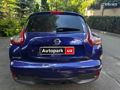 Nissan Juke 2017 синий - фото 6