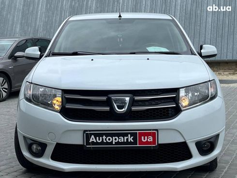 Dacia Logan 2015 белый - фото 2