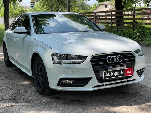 Audi A4 2014 белый - фото 4
