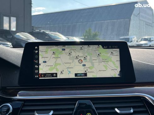 BMW 5 серия 2018 синий - фото 35