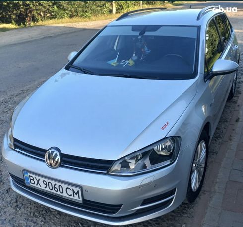 Volkswagen Golf 2014 серебристый - фото 1