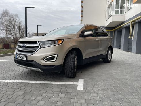 Ford Edge 2017 бежевый - фото 5