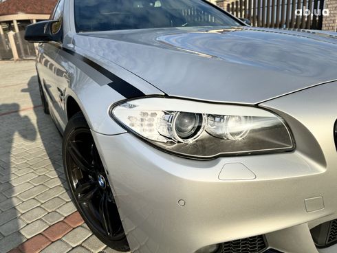 BMW 5 серия 2011 серебристый - фото 14