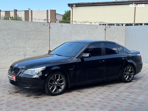 BMW 5 серия 2008 черный - фото 2