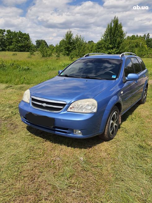 Chevrolet Nubira 2006 голубой - фото 5